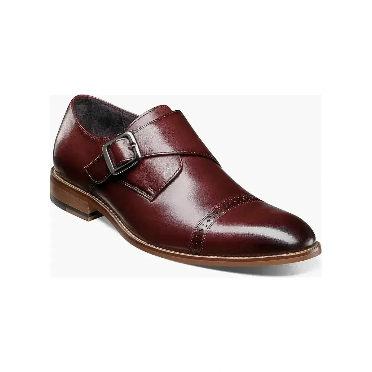 ¡Stacy Adams Desmond! Zapatos de cuero con hebilla y puntera: Elegancia atemporal en todos los colores.